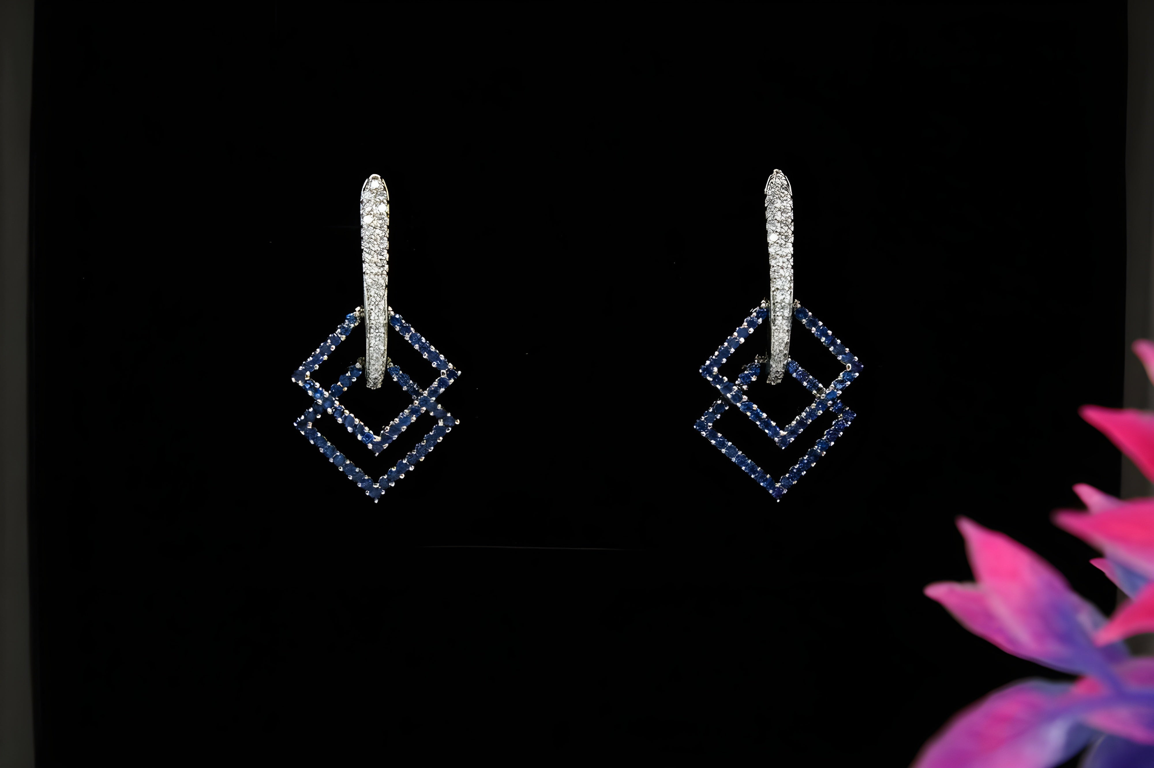 Prism Glitz Square Earrings