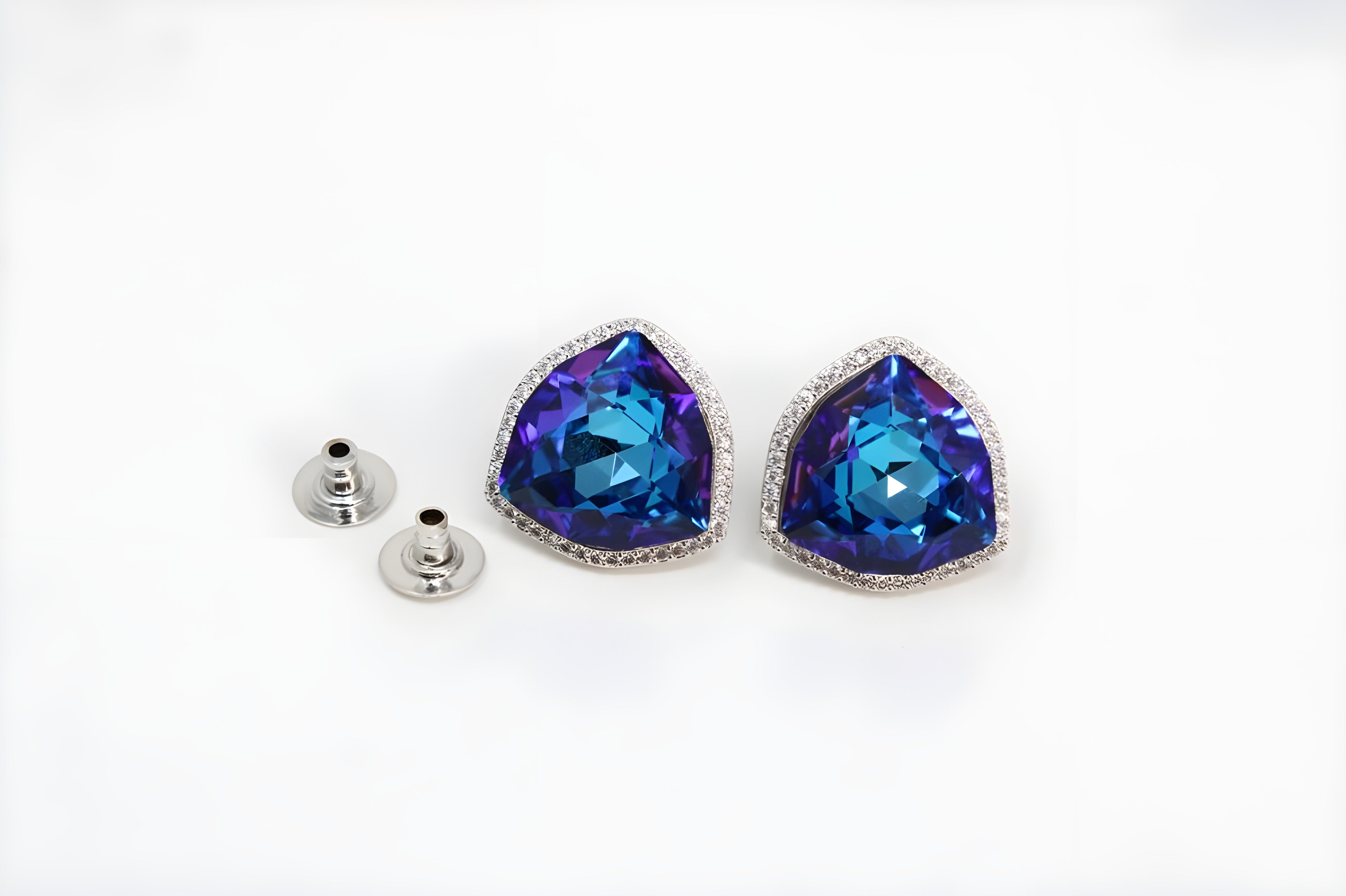 Oceanic Opulence Sapphire Earrings