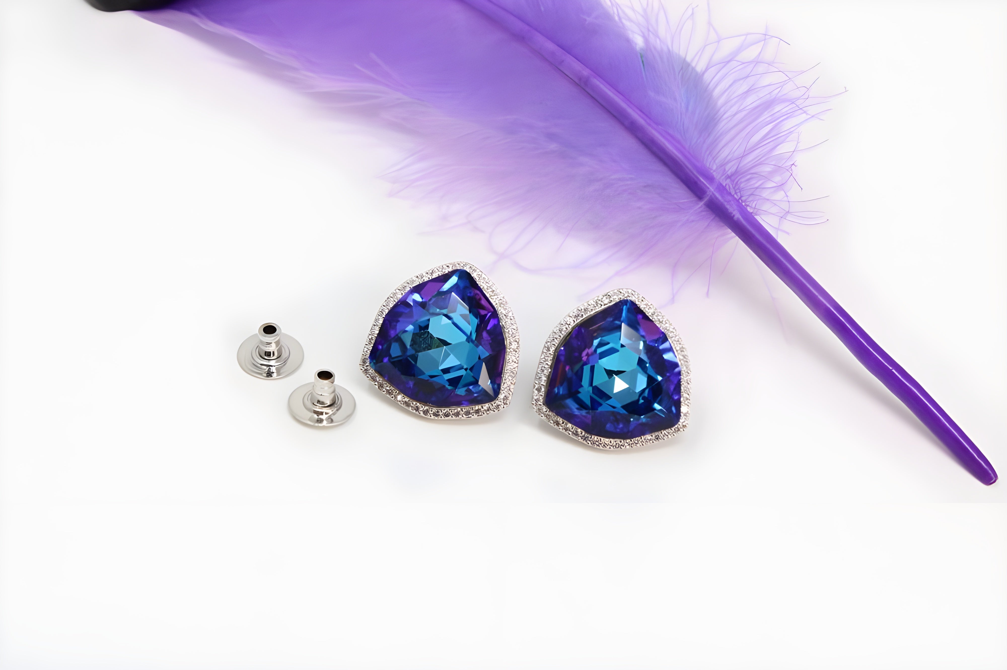 Oceanic Opulence Sapphire Earrings