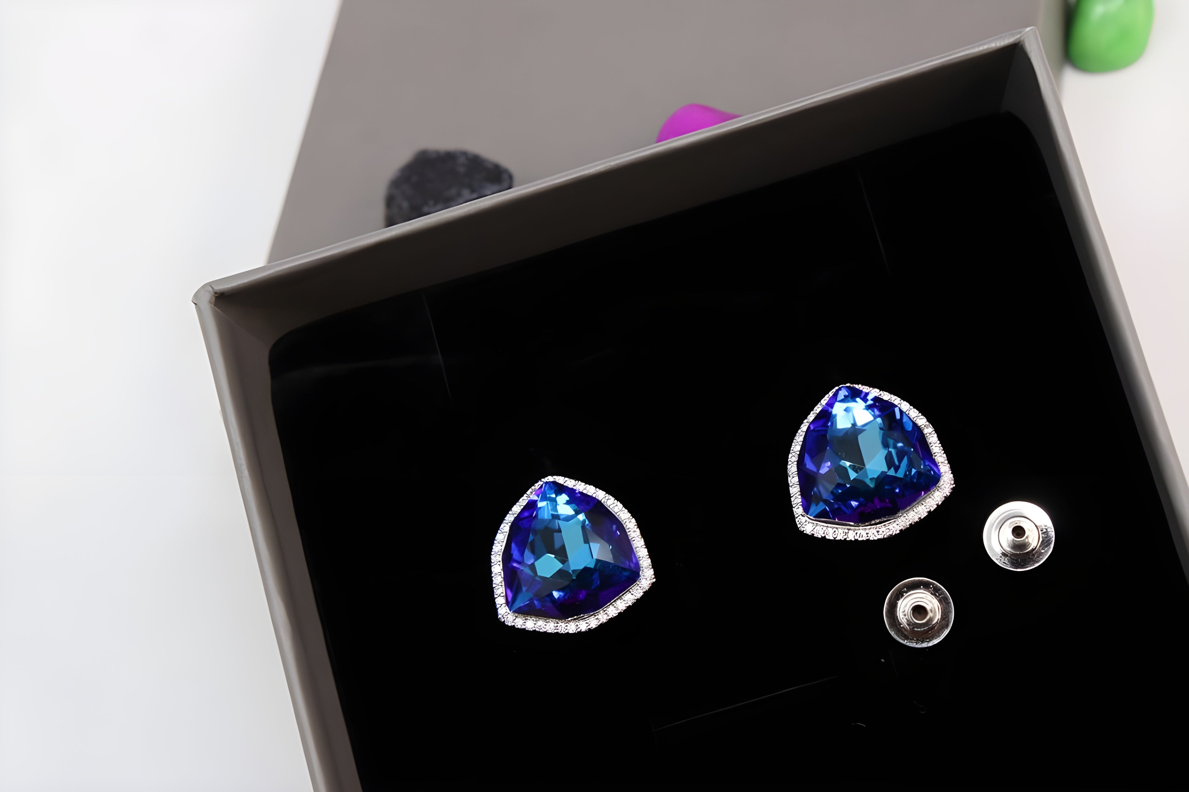 Oceanic Opulence Sapphire Earrings