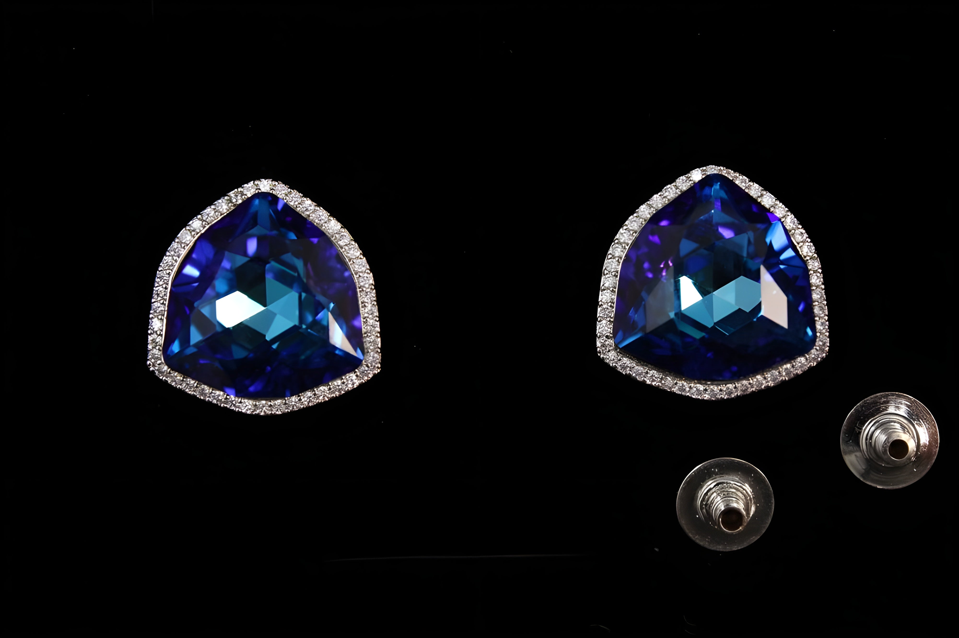 Oceanic Opulence Sapphire Earrings