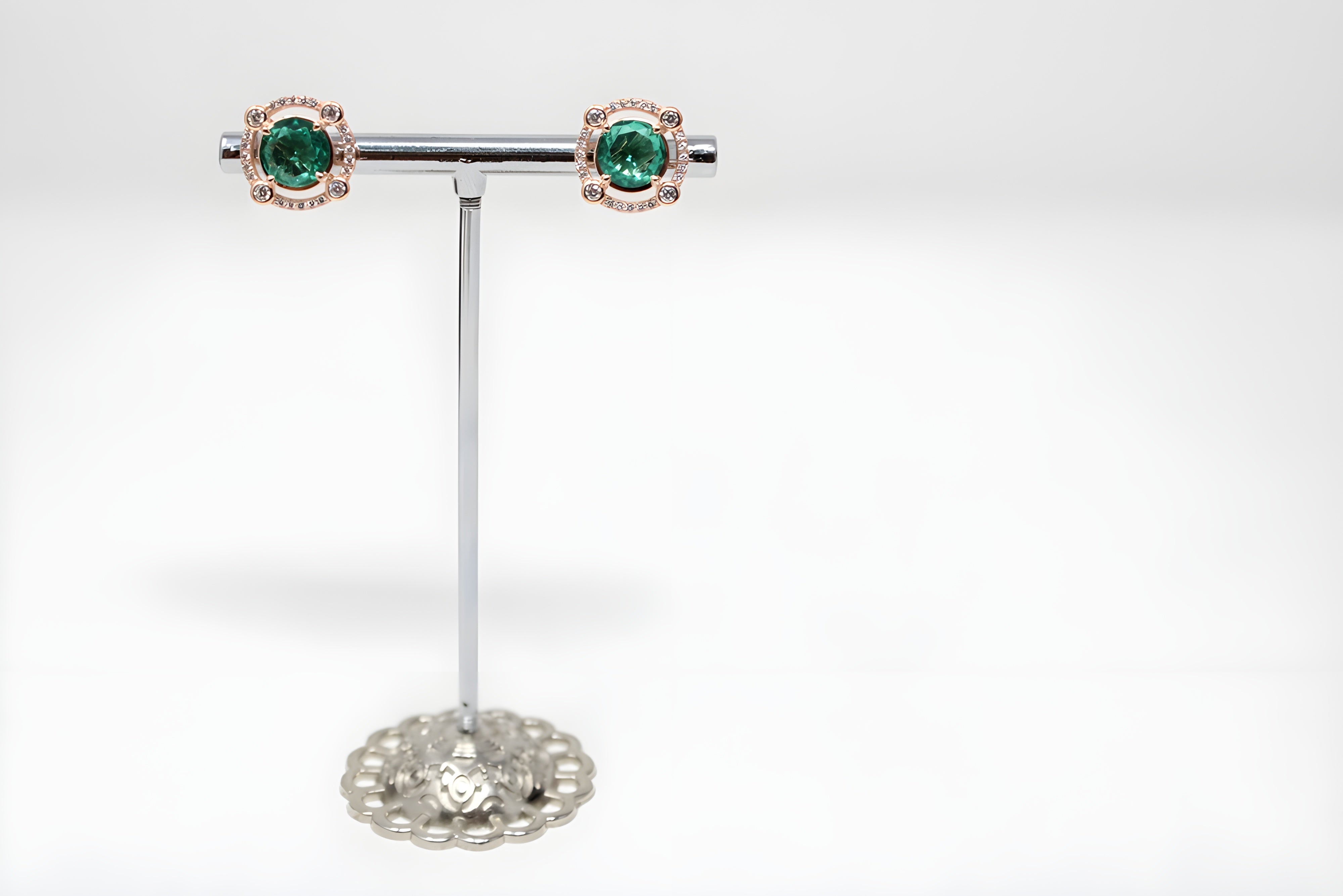 Emerald Glimmer VeeLux Premium Earrings