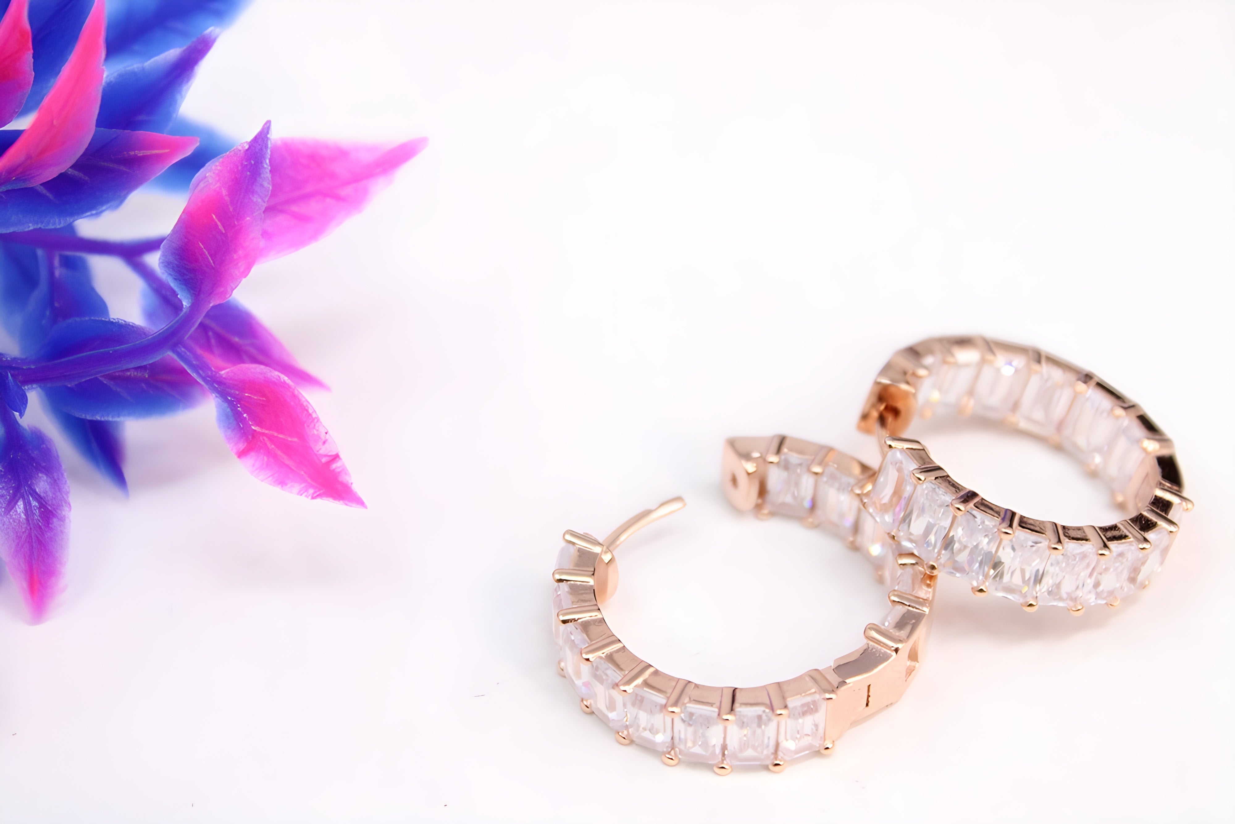 Golden Radiance VeeLux Premium Crystal Earrings