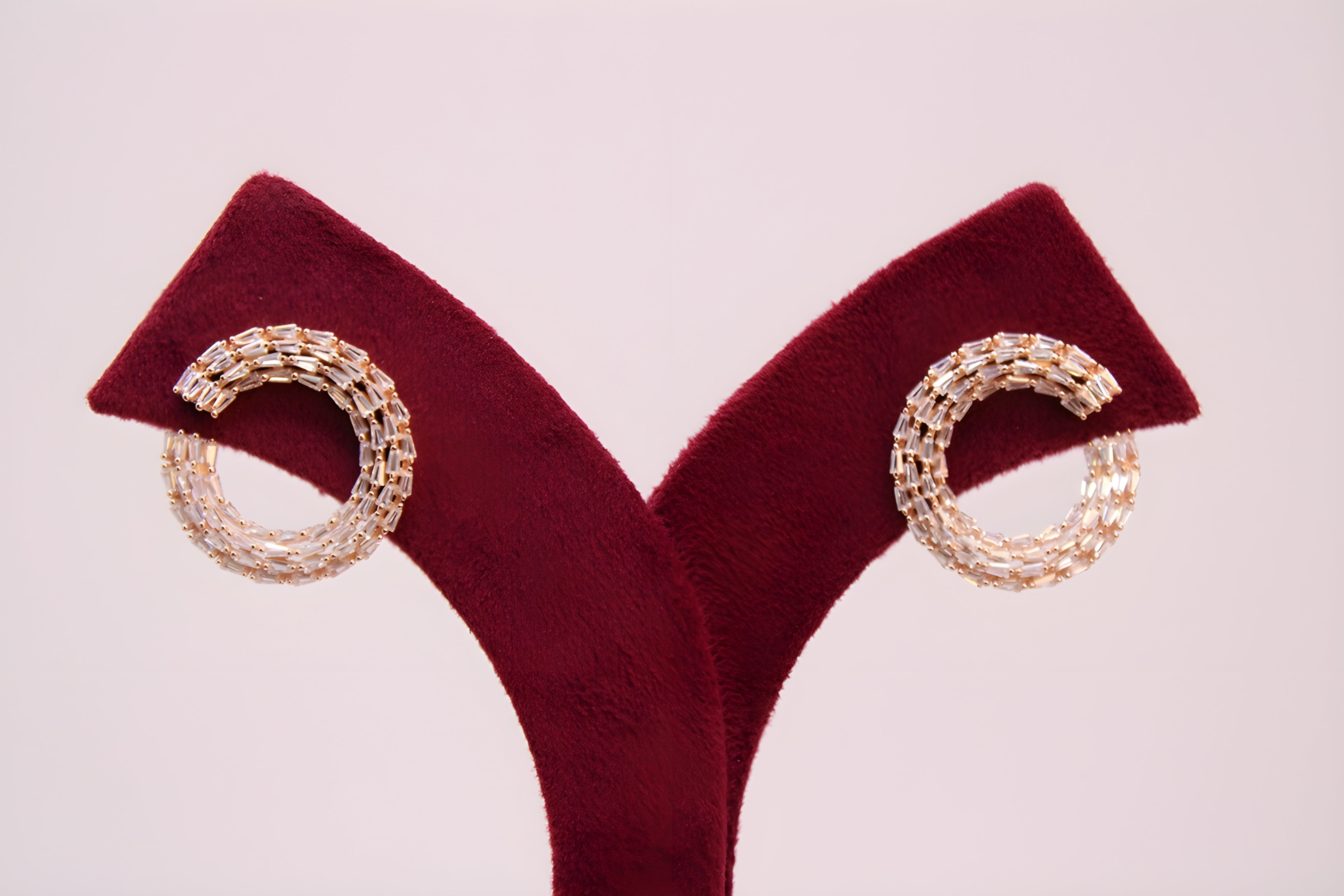 Golden Radiance Swarovski Earrings
