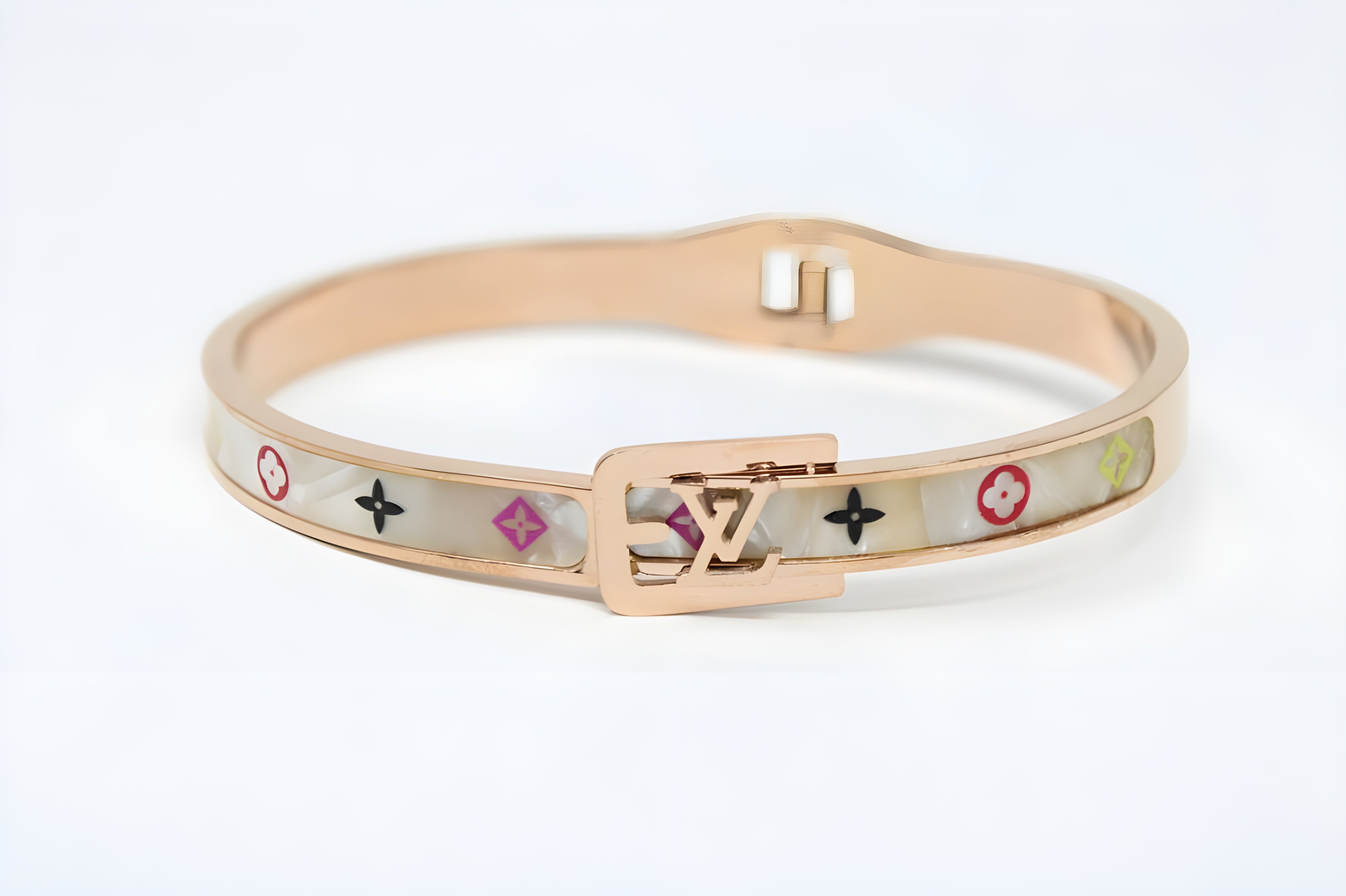 Luminous Golden LV Elegance Bracelet