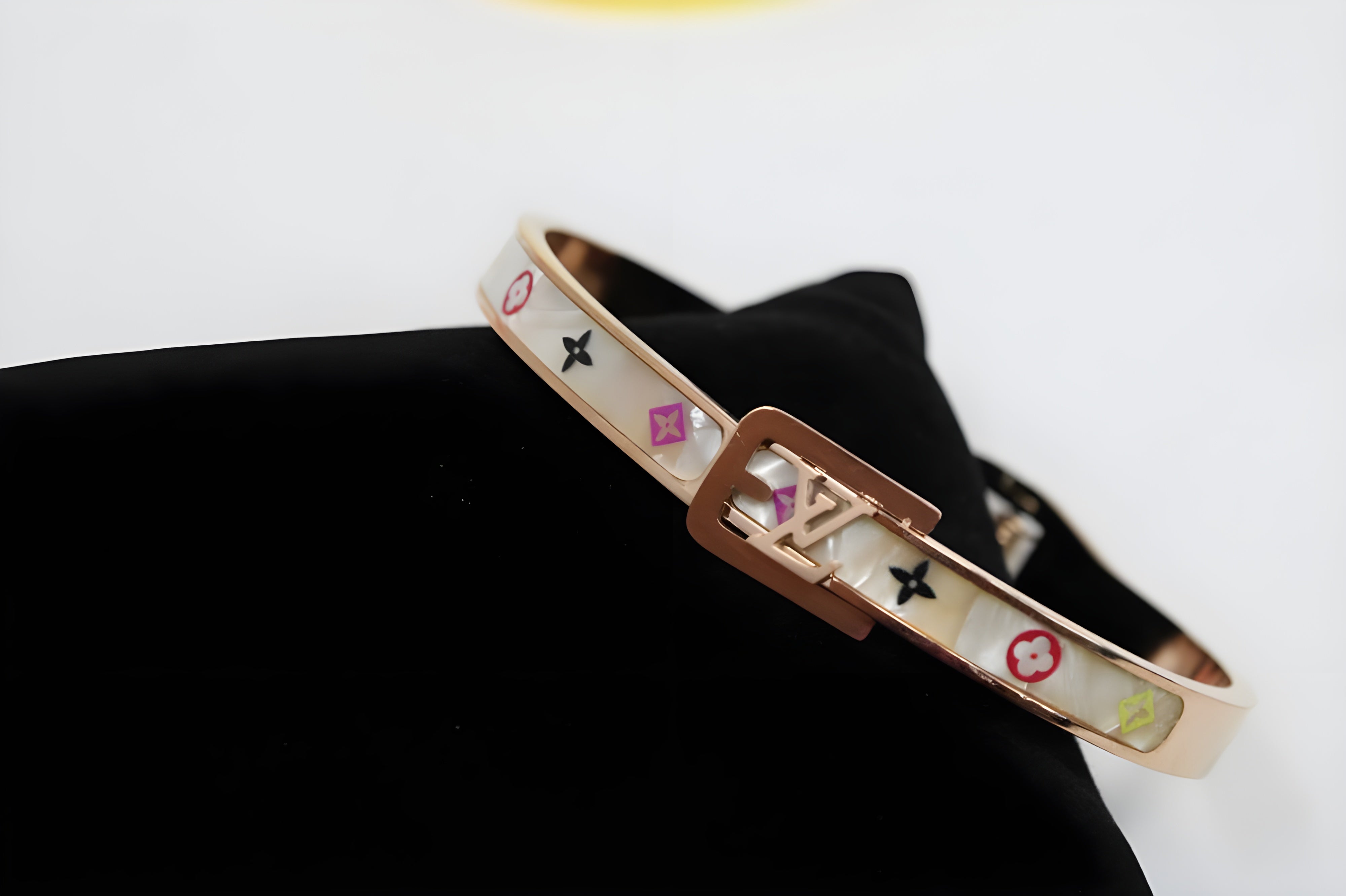 Luminous Golden LV Elegance Bracelet