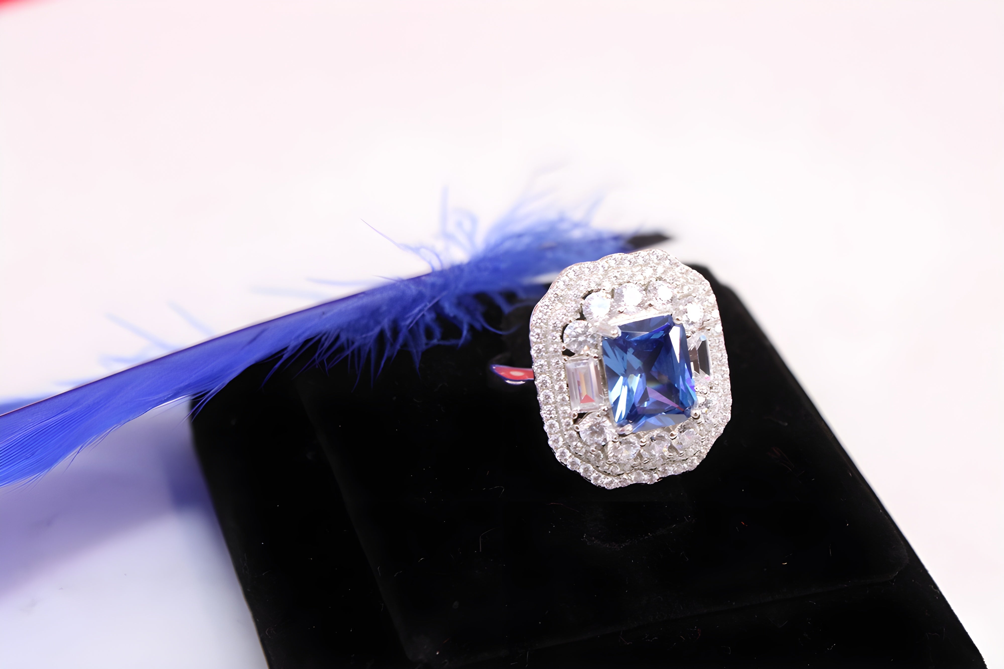 Sapphire Serenade Sterling Silver Ring