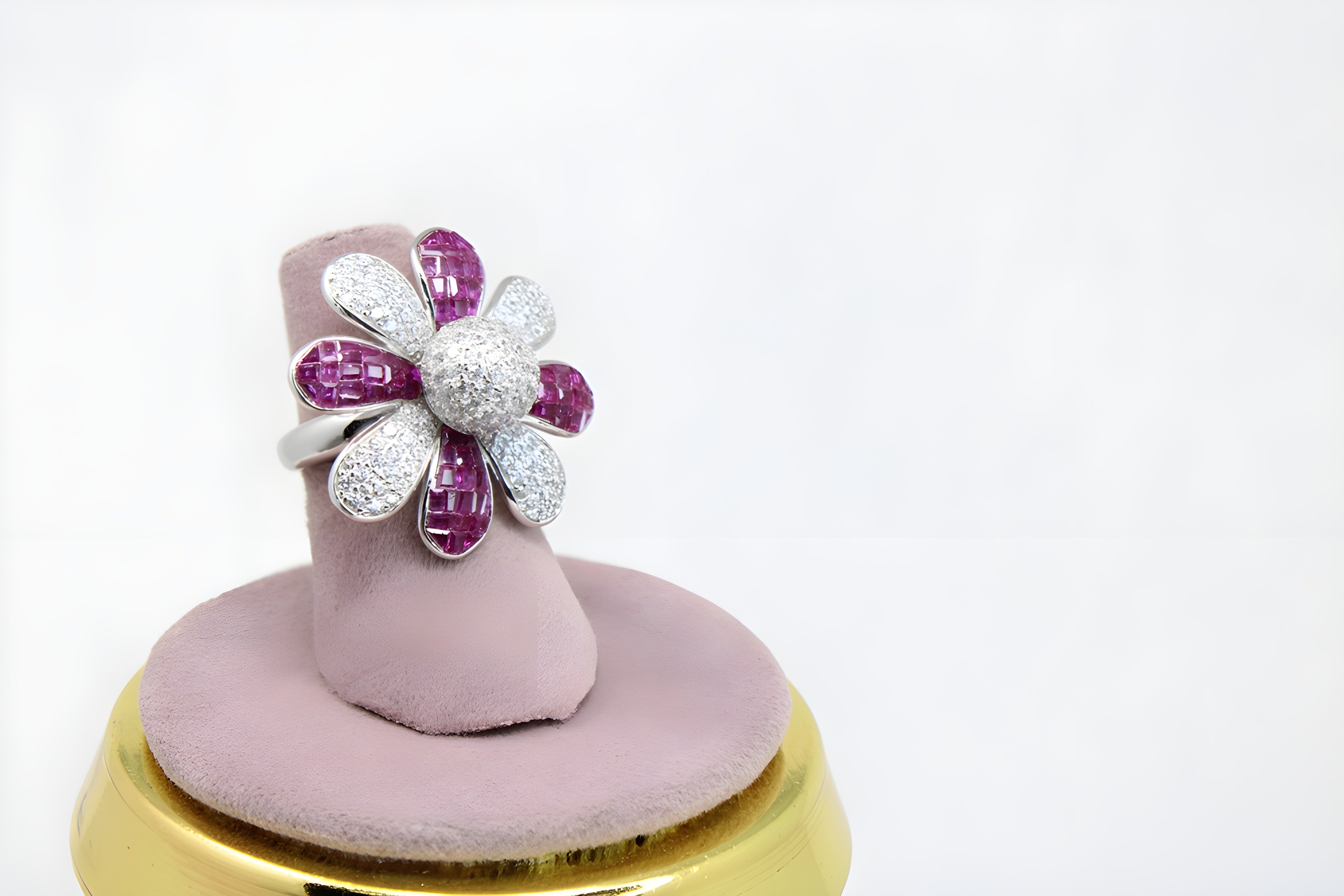 Lavender Blossom Sterling Silver Ring