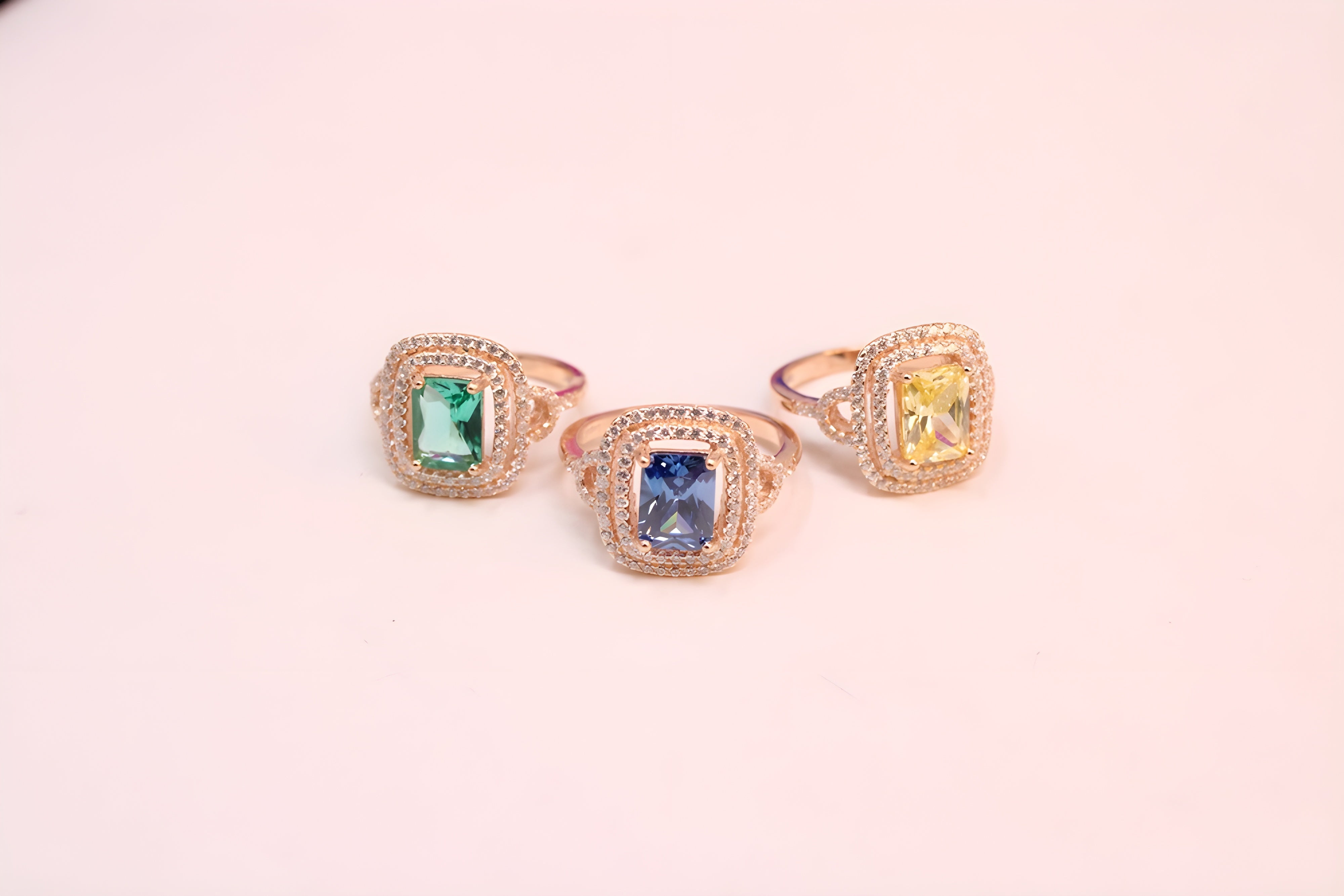 Aurum Verde Swarovski Crystal Ring