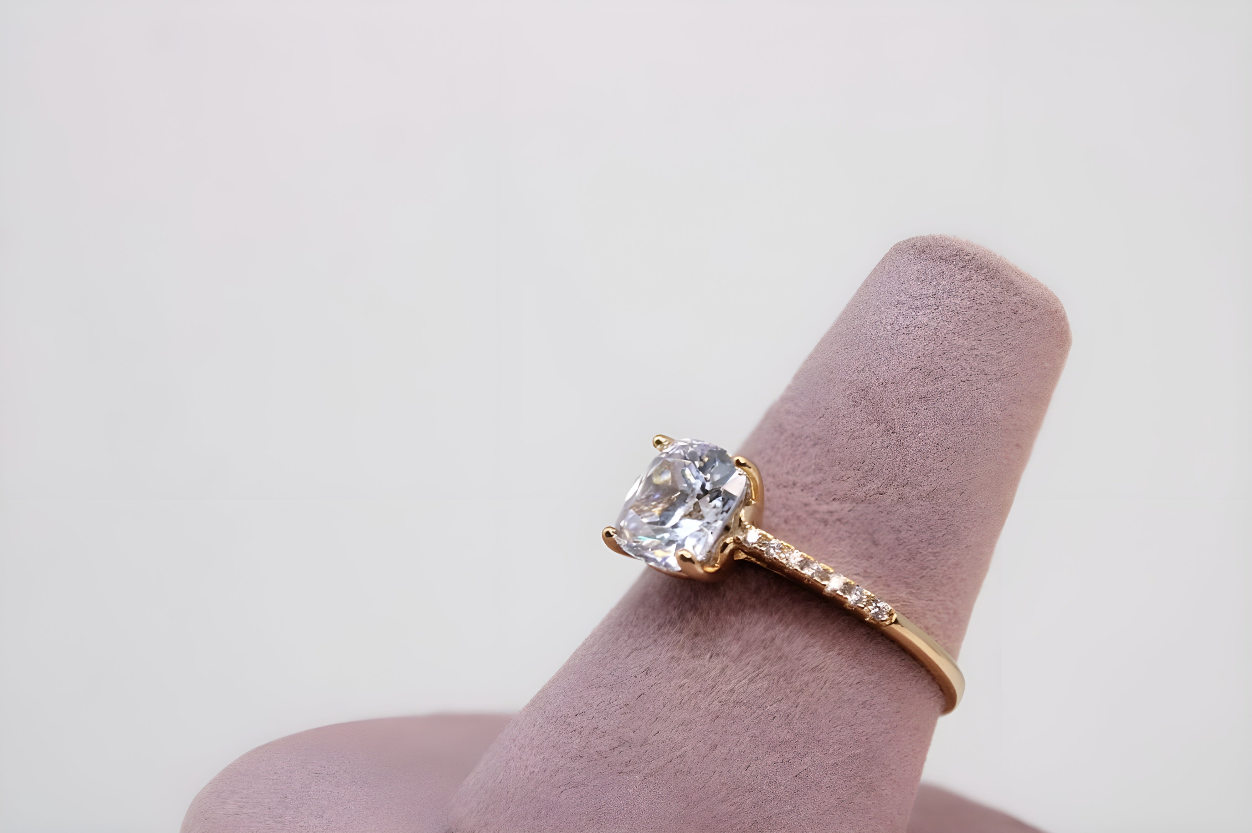 Golden Elegance Crystal Ring