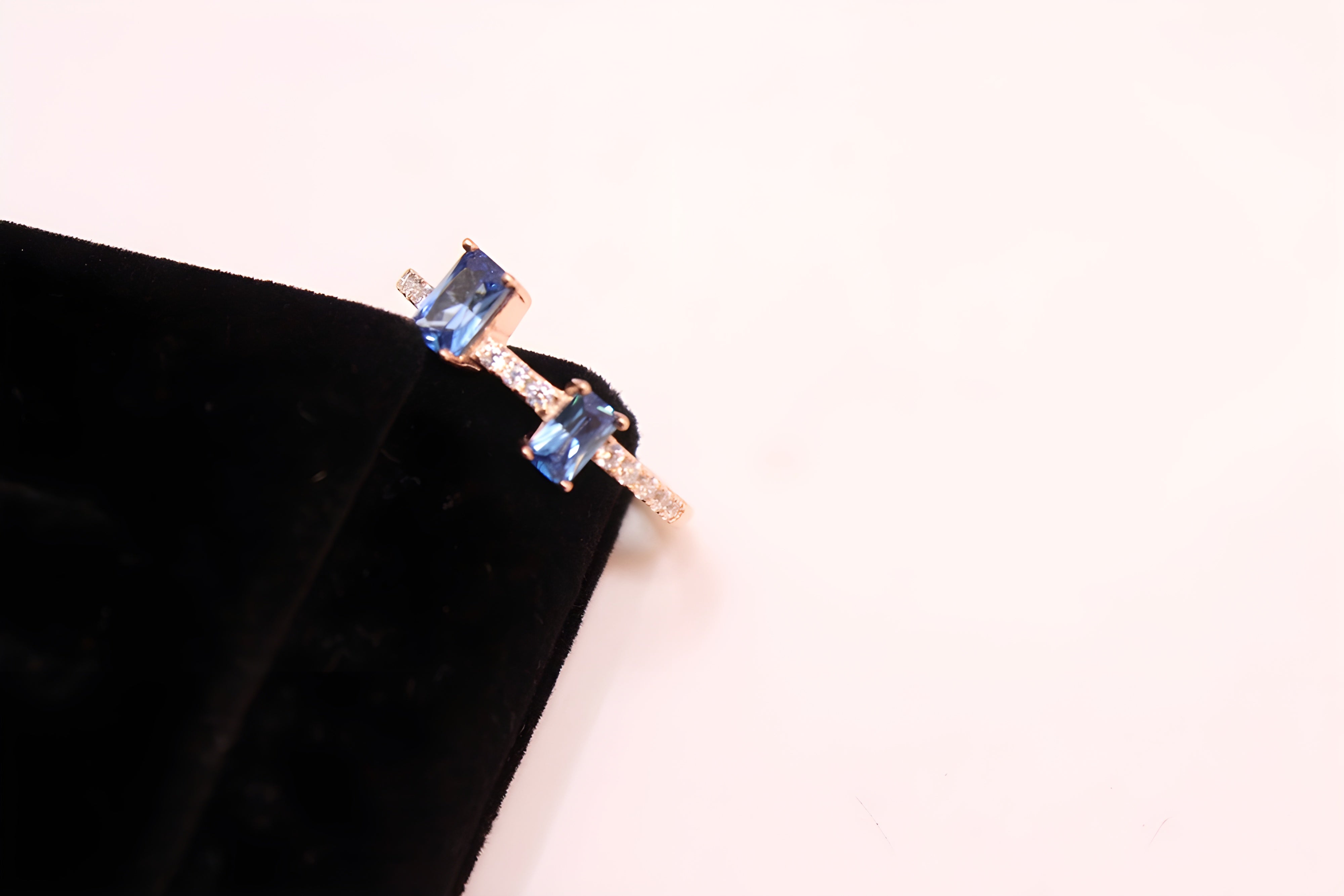 Azure Elegance VeeLux Premium Crystal Ring