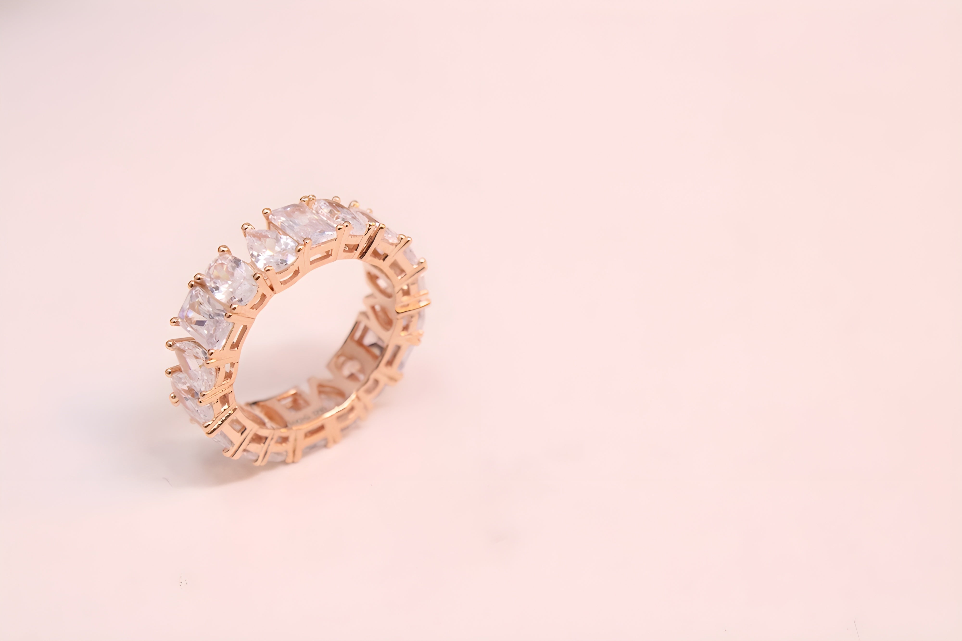 Golden Splendor Swarovski Crystal Ring