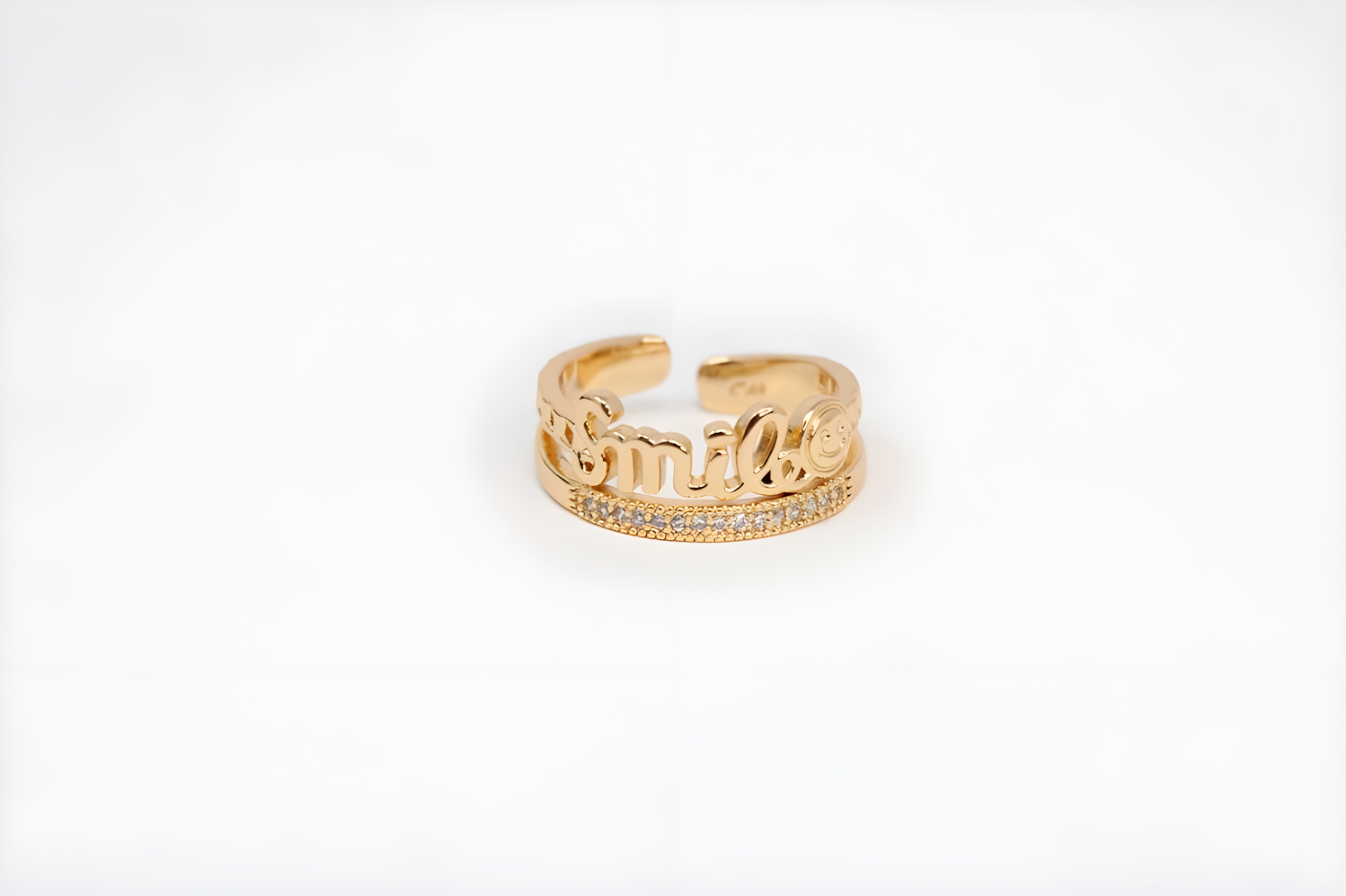 Golden Smile Ring