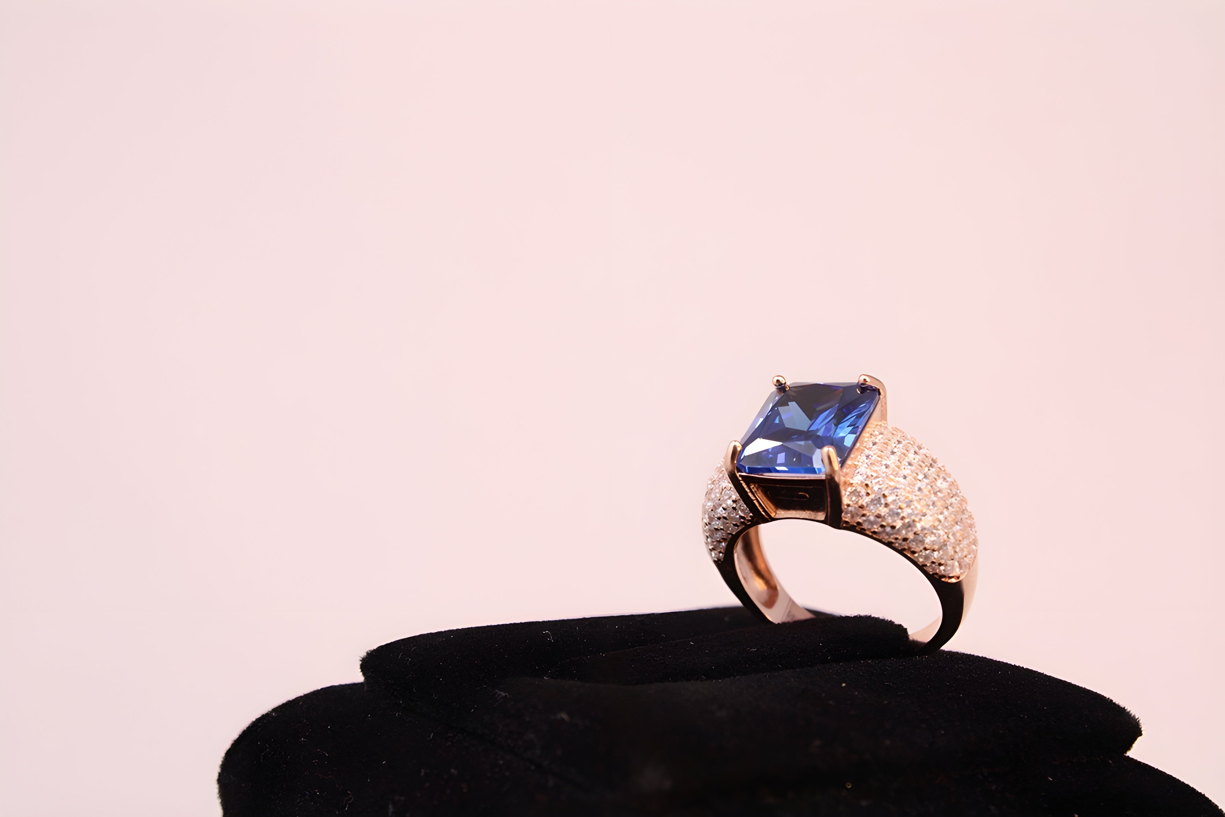 Radiant Aurum Prism Swarovski Crystal Ring