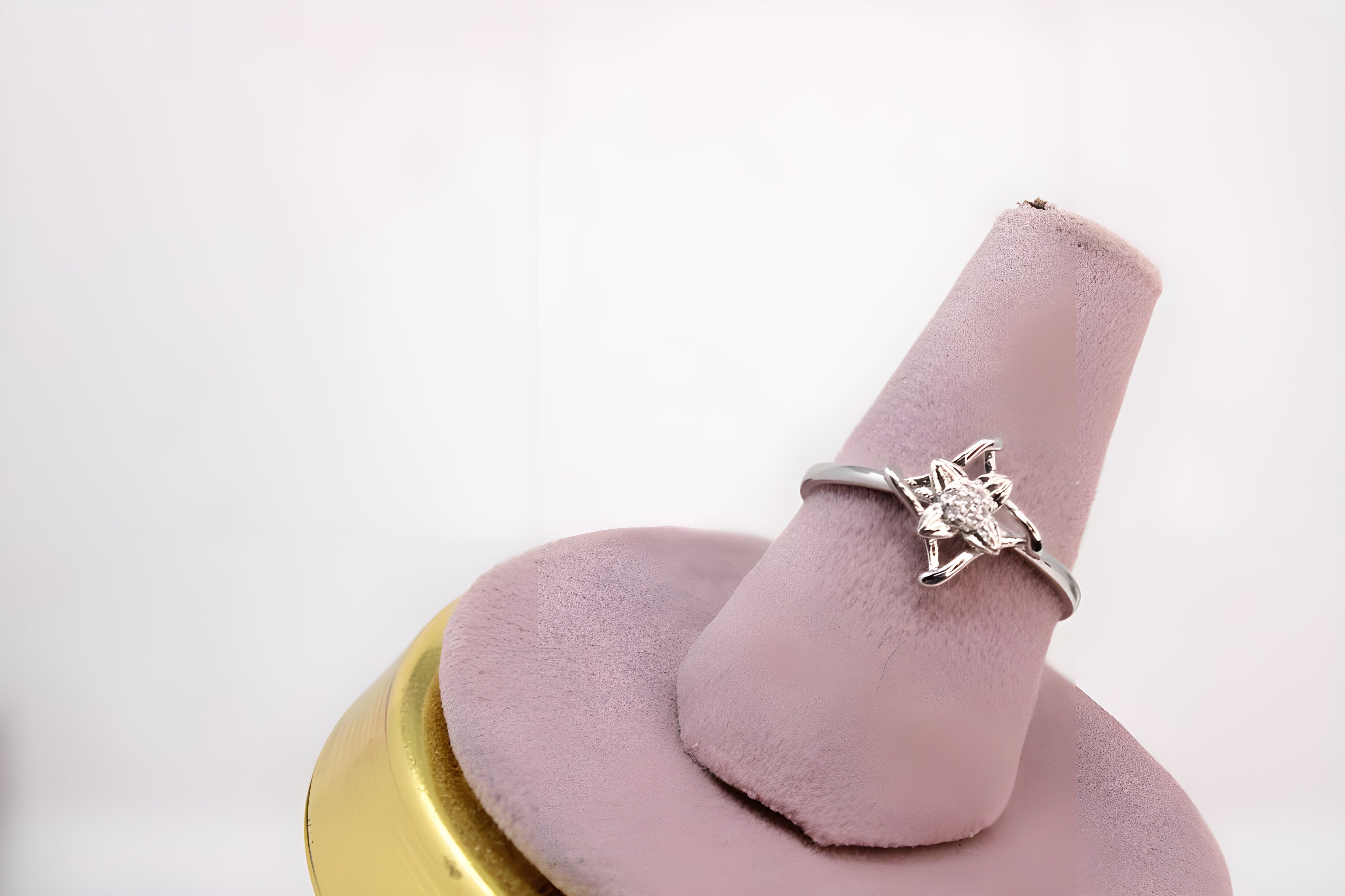 Celestial Star Crystal Silver Ring