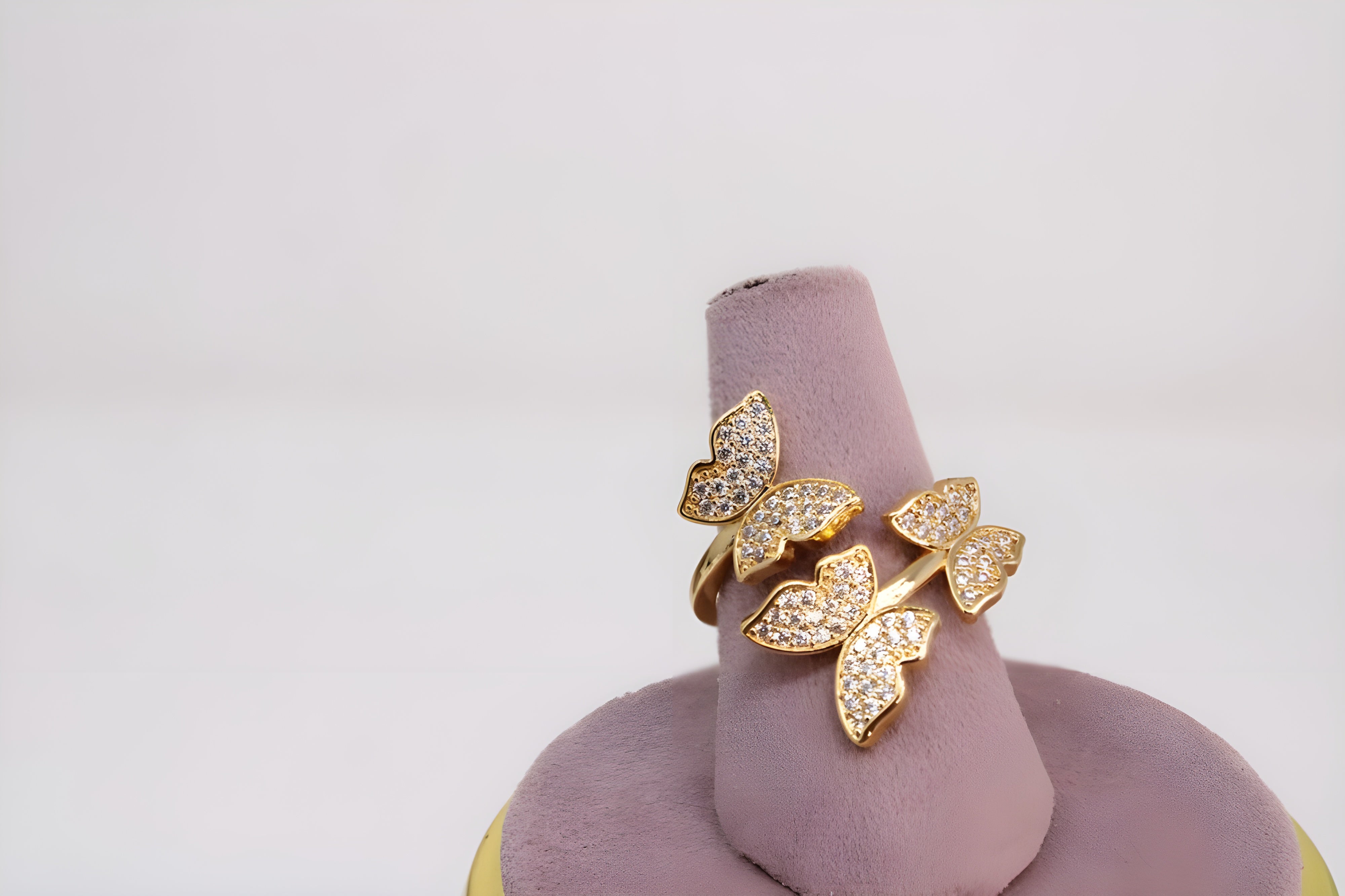 Enchanted Butterfly Dual-Tone Ring