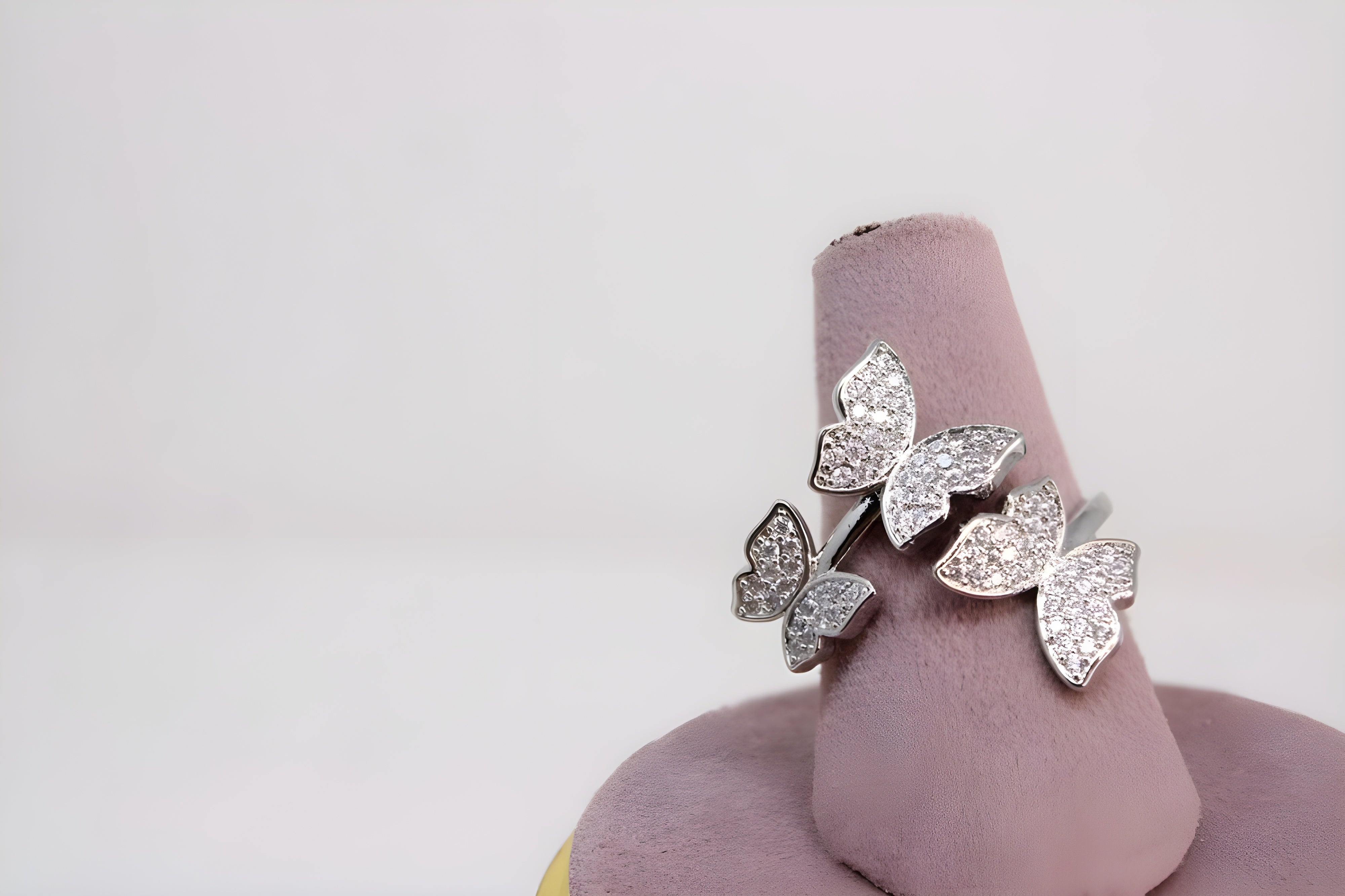 Enchanted Butterfly Dual-Tone Ring