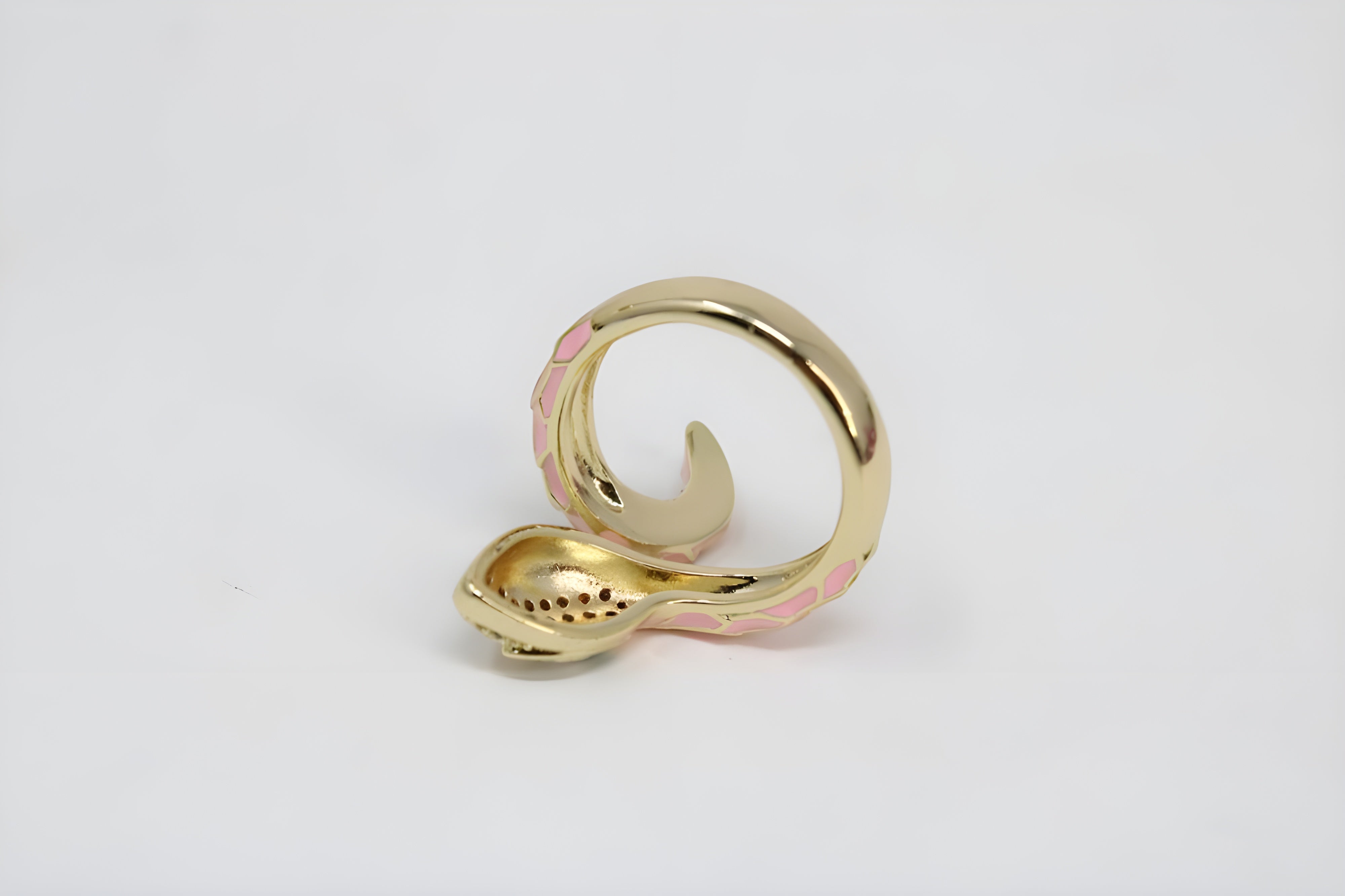 Multicolor Serpent Crystal Ring