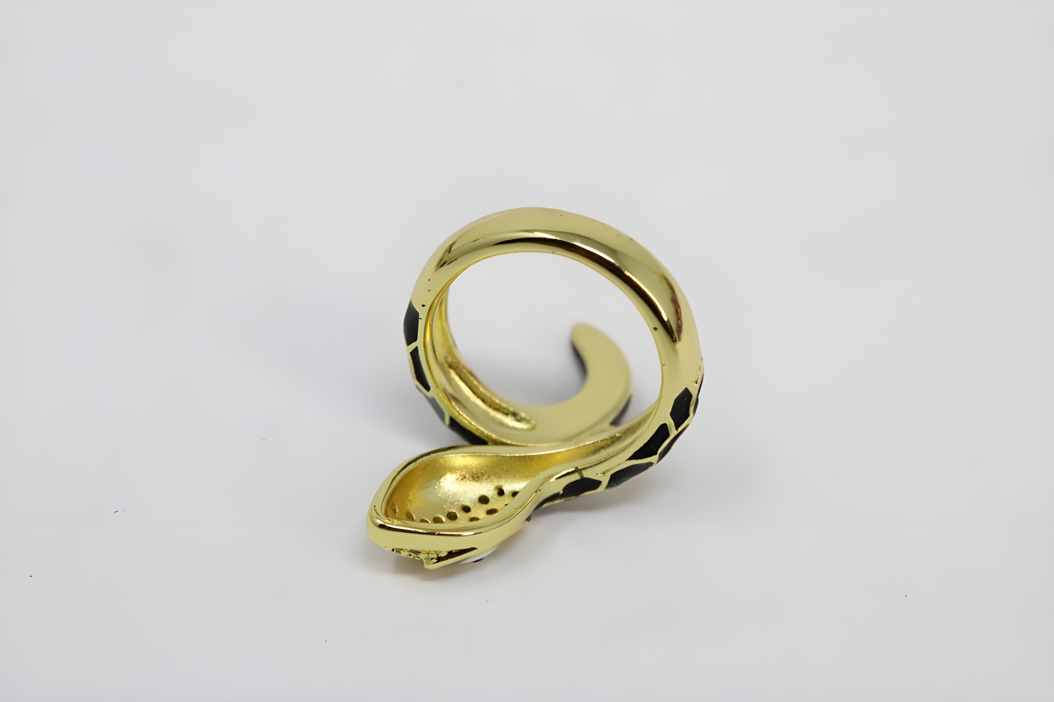 Multicolor Serpent Crystal Ring