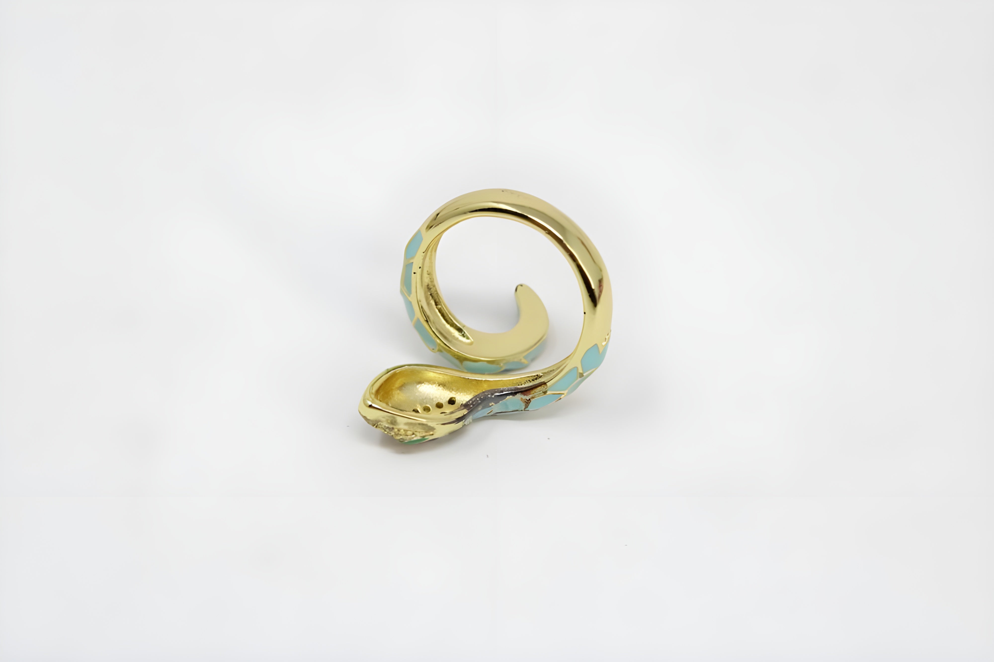 Multicolor Serpent Crystal Ring