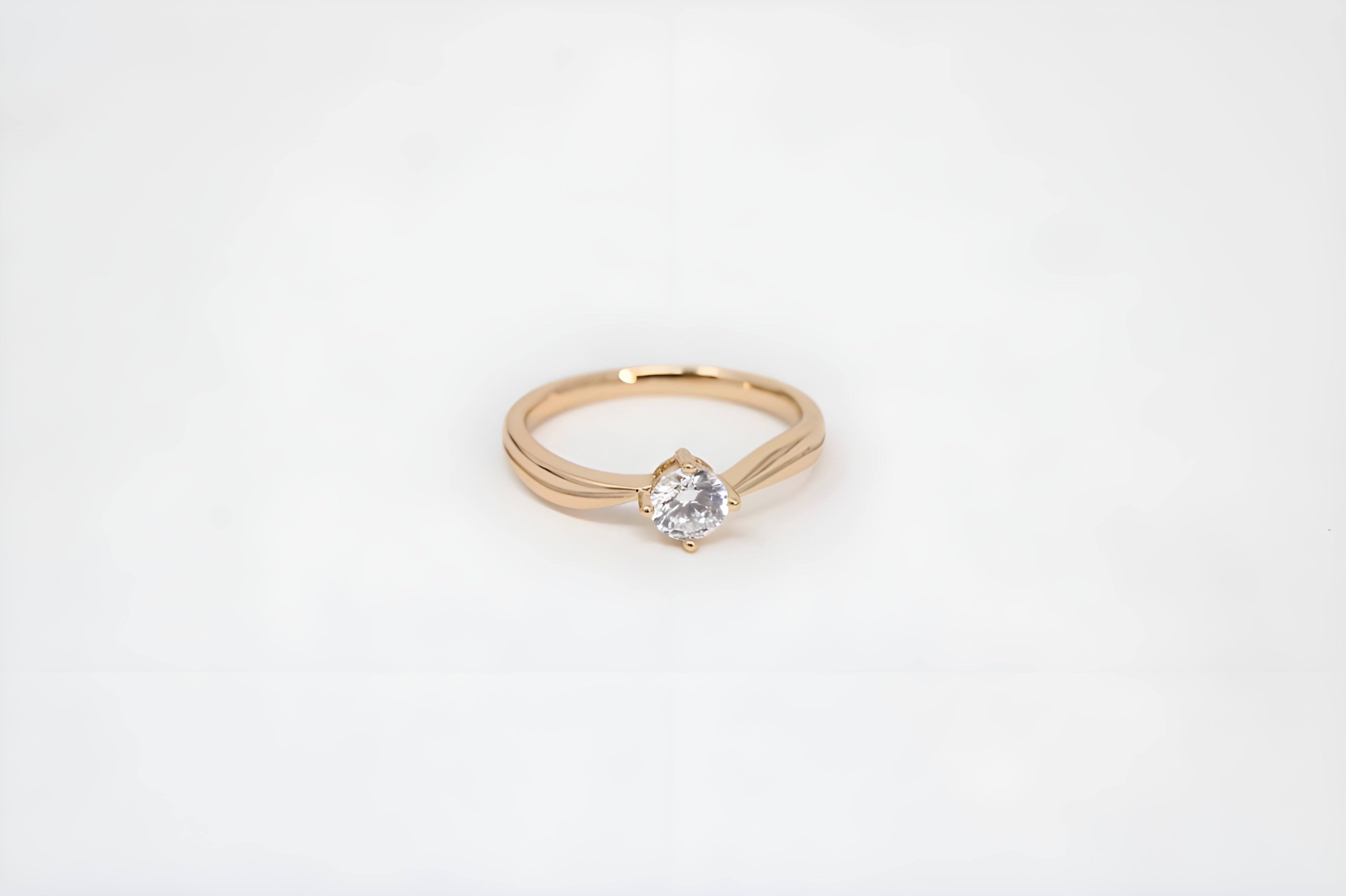 Golden Crystal Luxe Ring