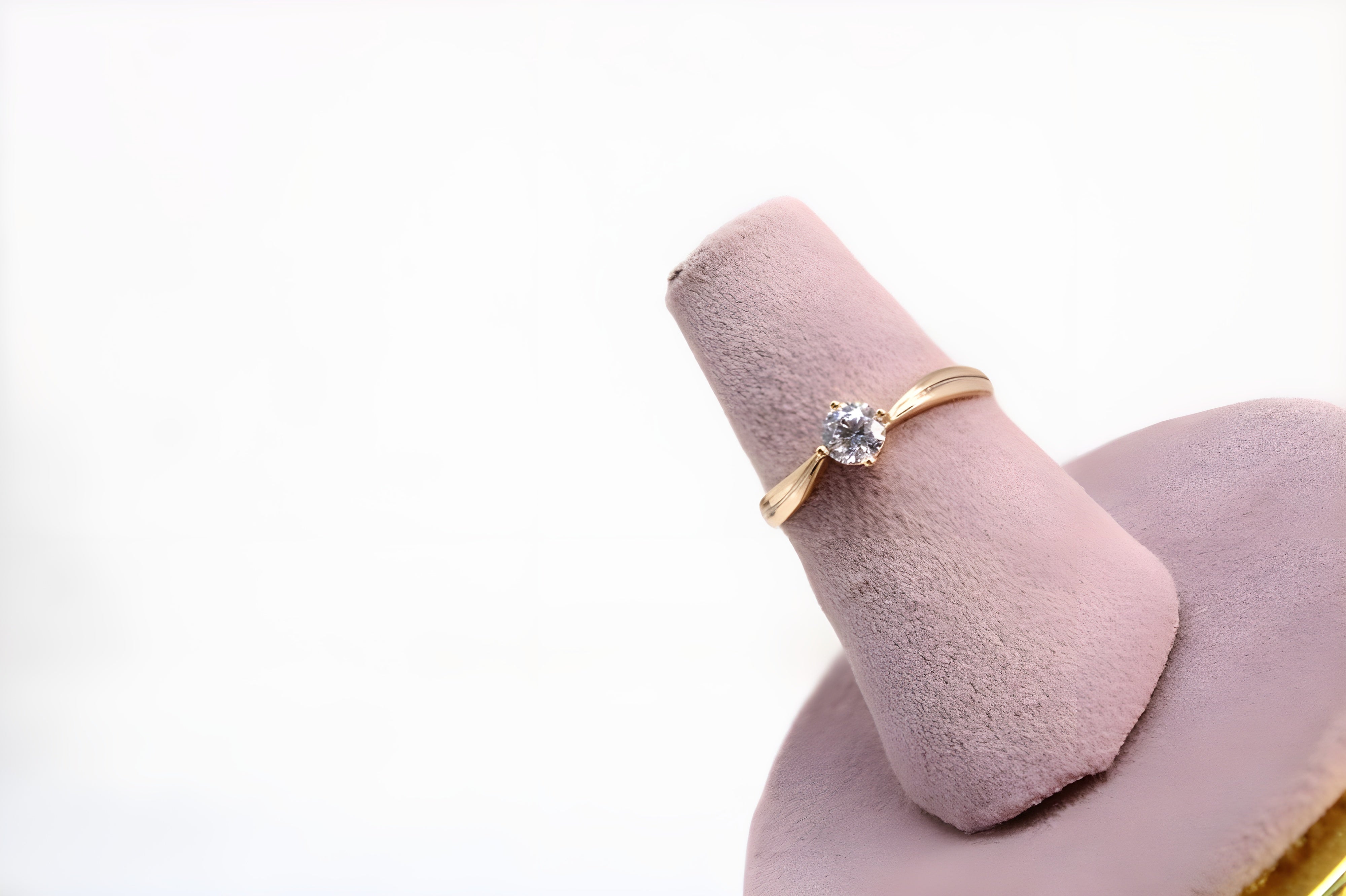 Golden Crystal Luxe Ring