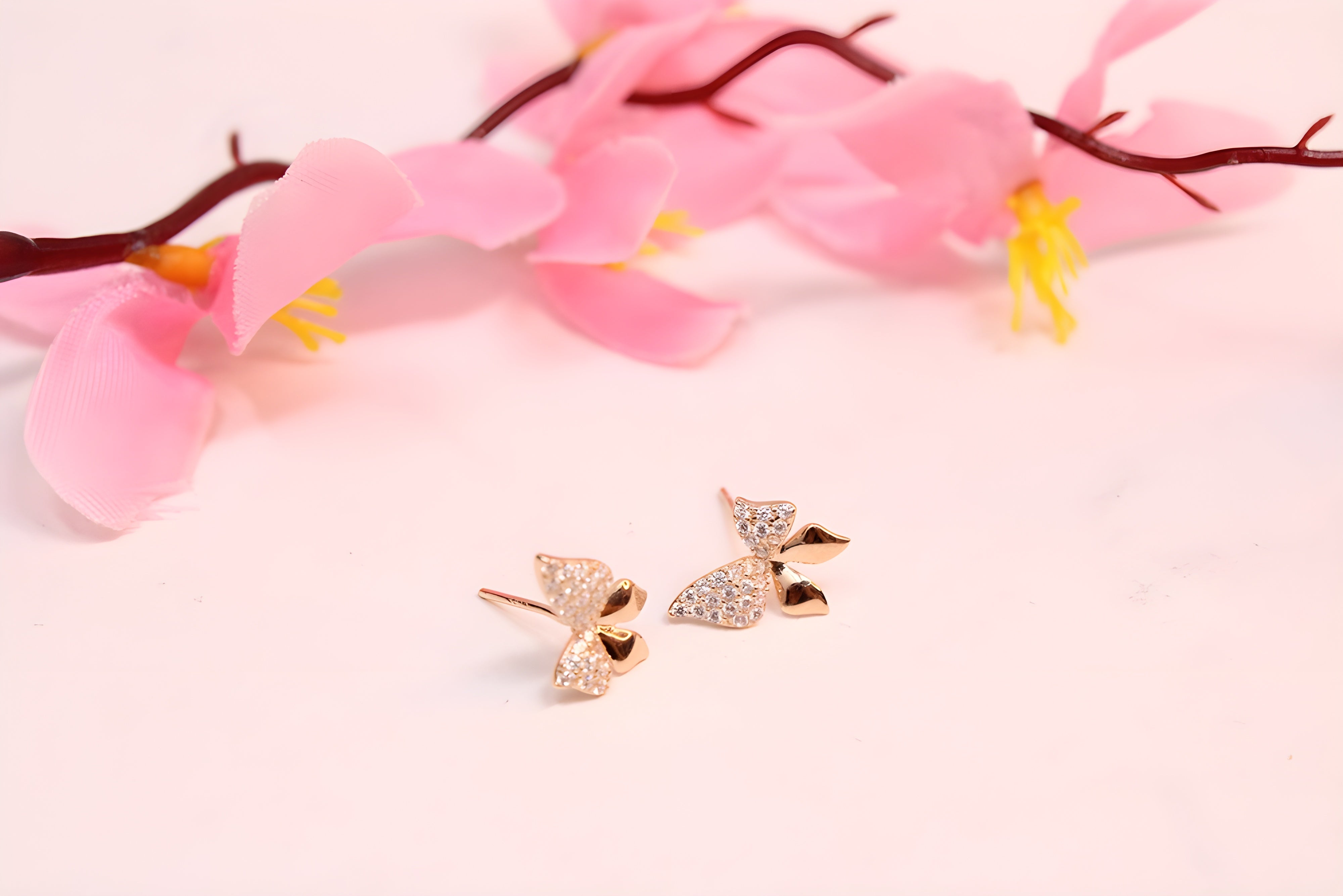 Whimsical Wings Sterling Silver Butterfly Earrings