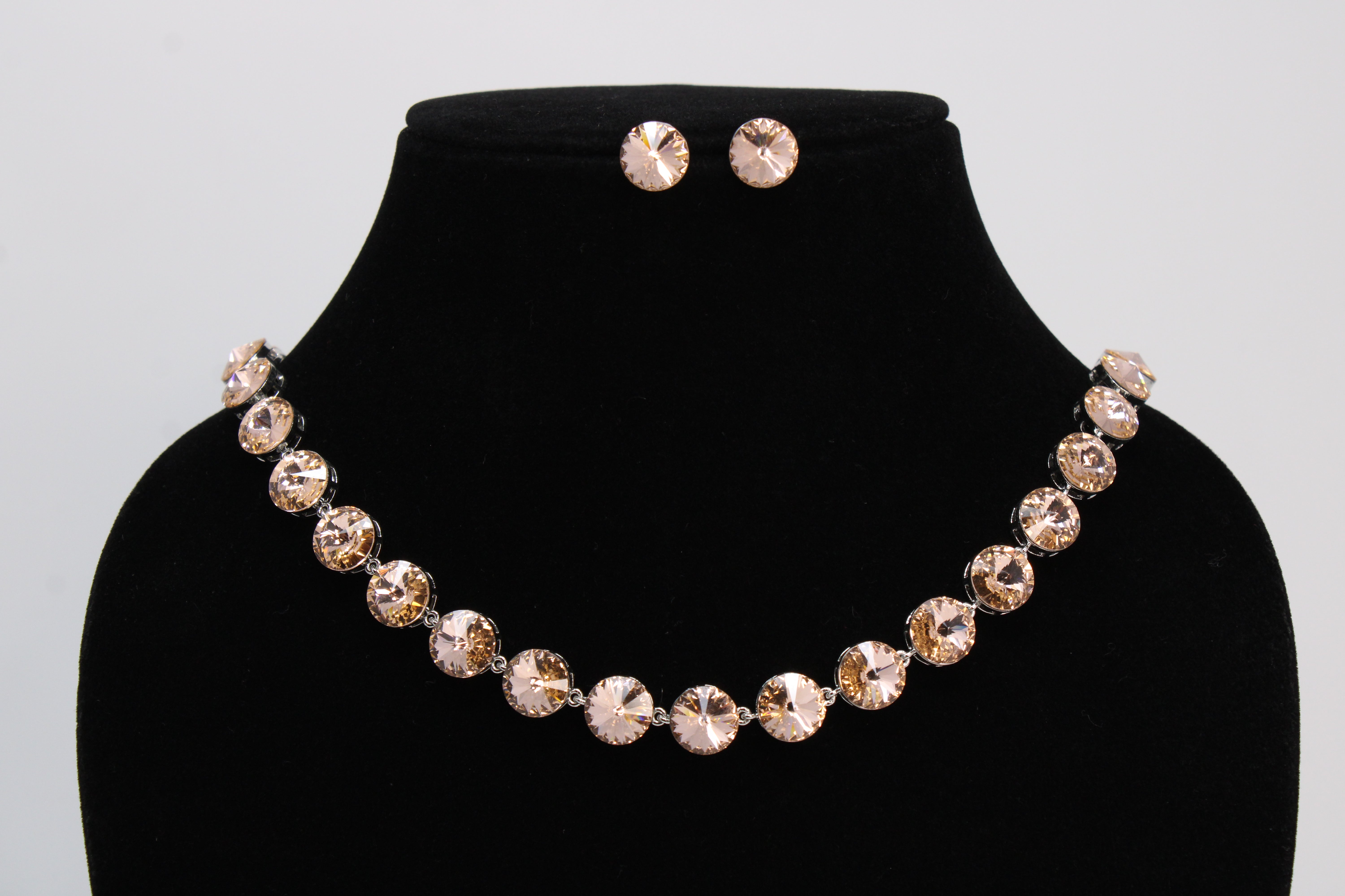 Royal Sparkle Crystal Necklace Set