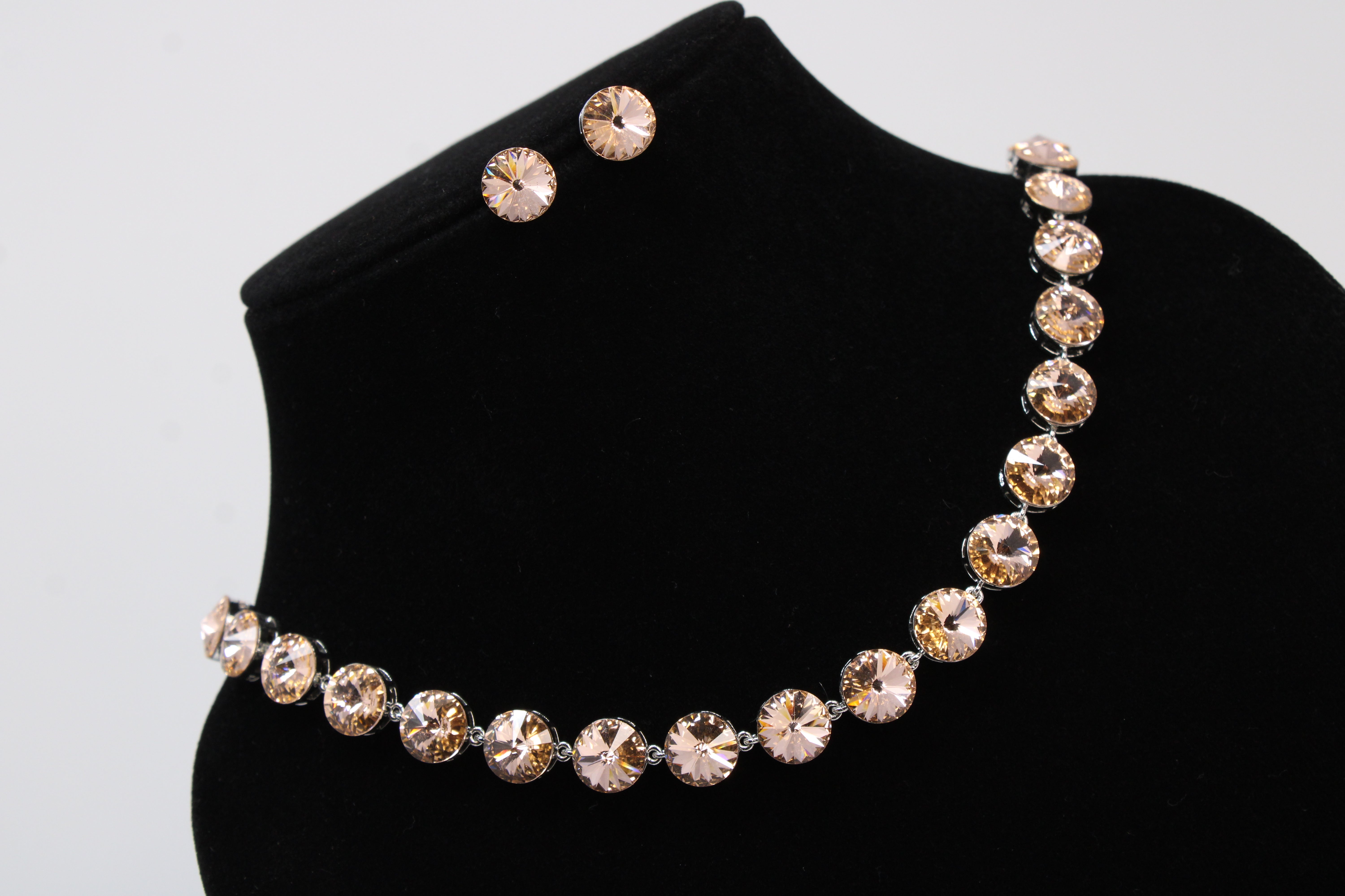 Royal Sparkle Crystal Necklace Set