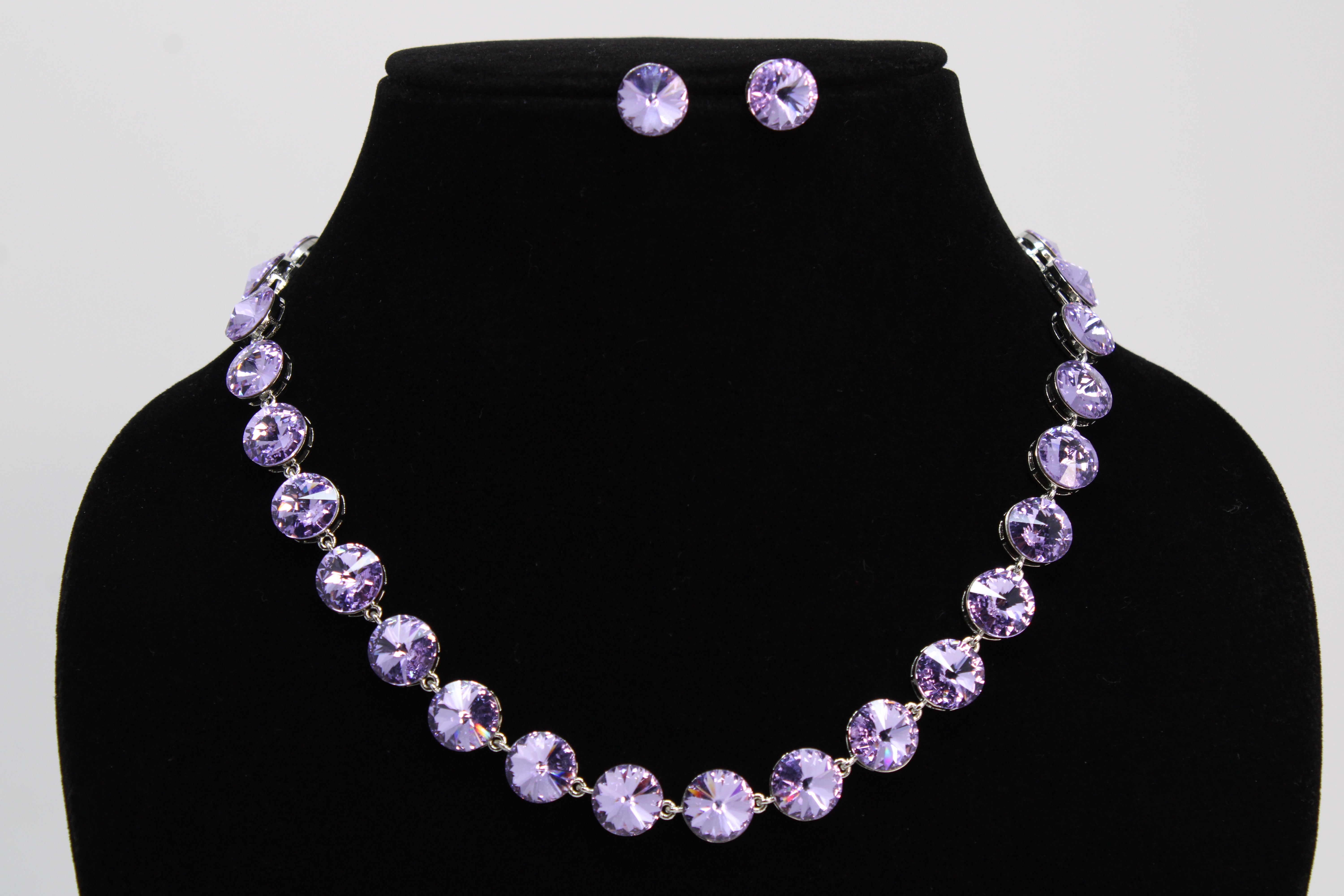 Royal Sparkle Crystal Necklace Set