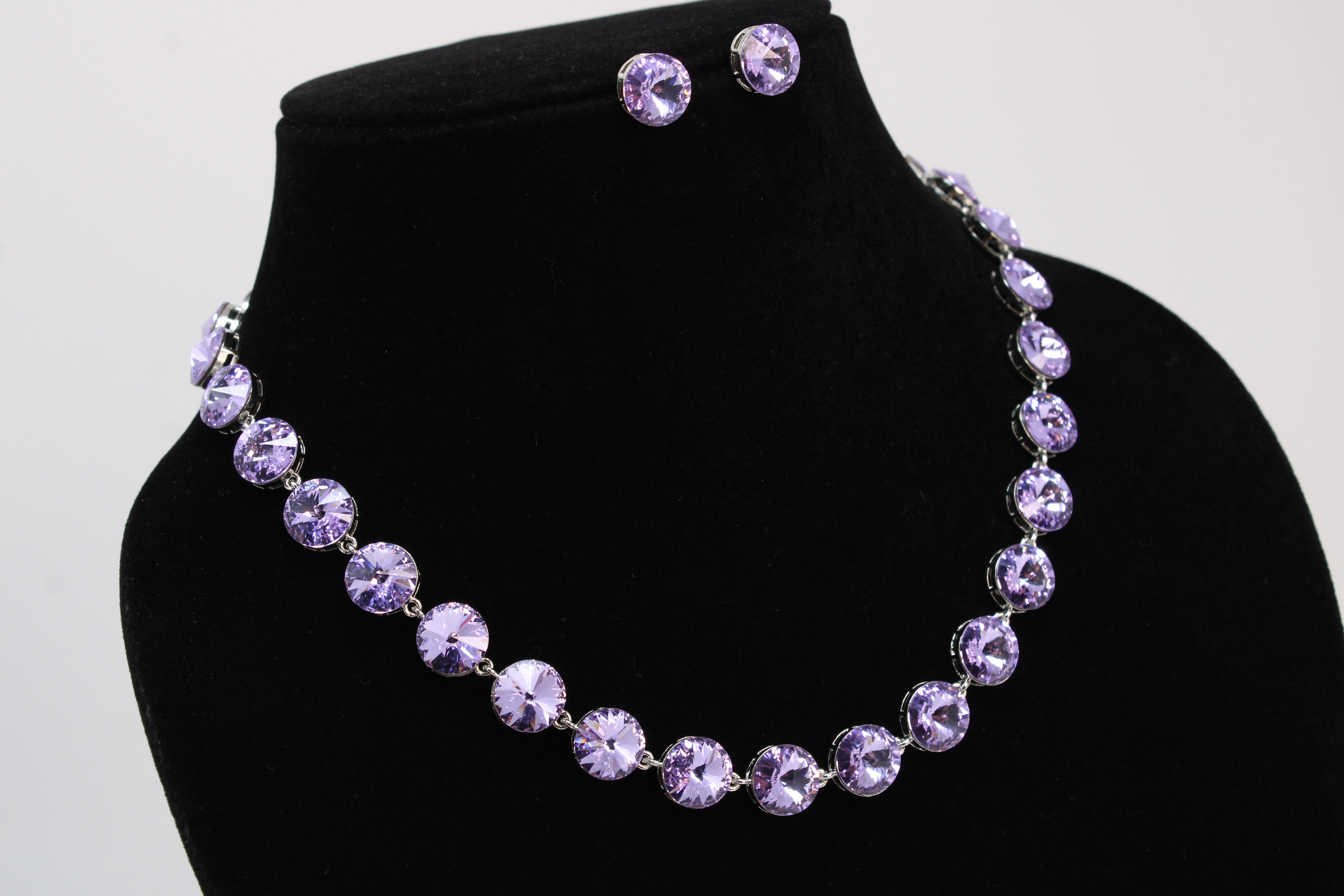 Royal Sparkle Crystal Necklace Set