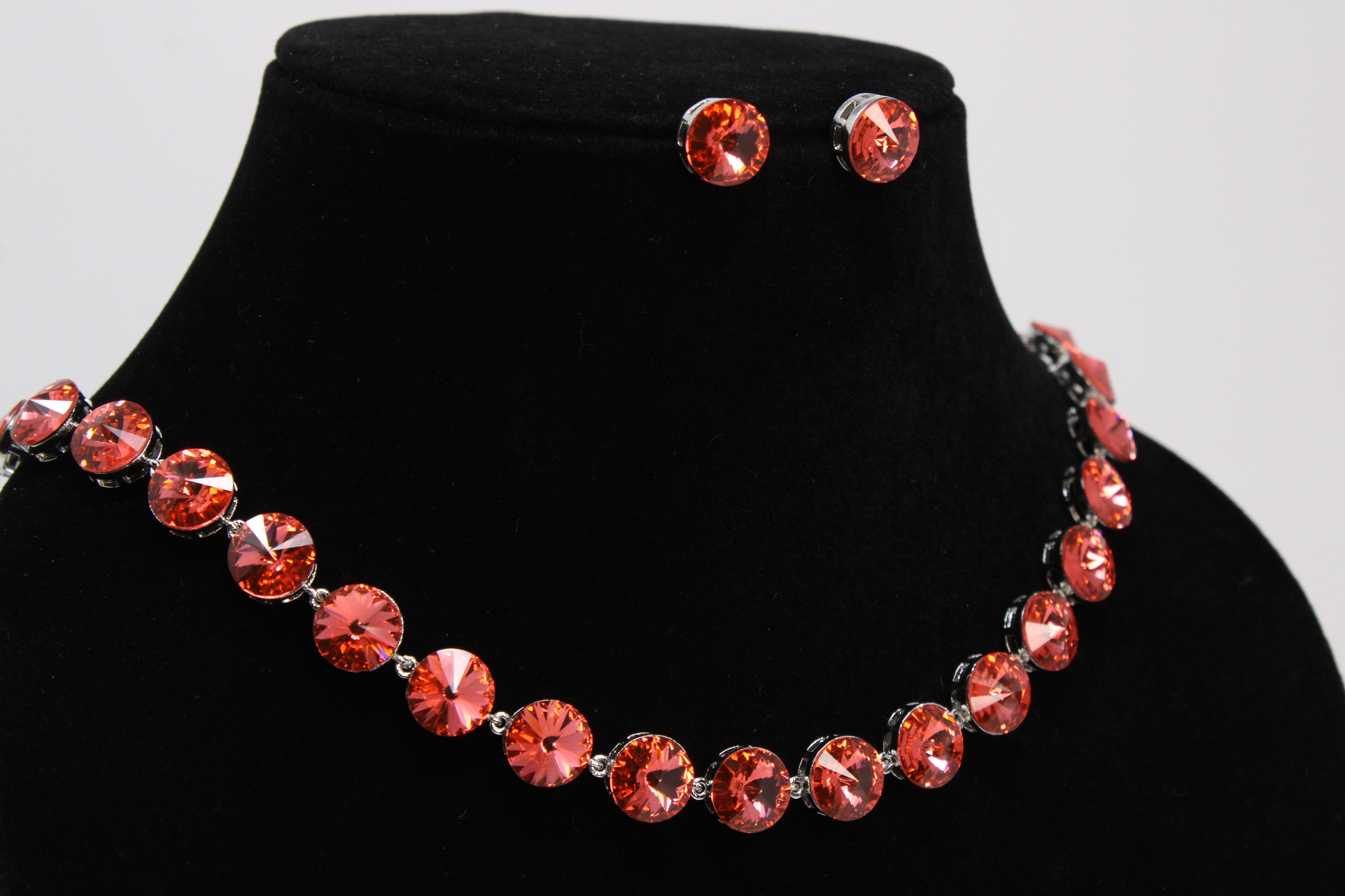 Royal Sparkle Crystal Necklace Set